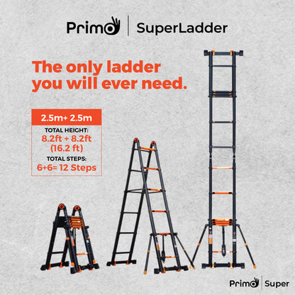Primo SuperLadder  – Triple Mode Telescopic Ladder