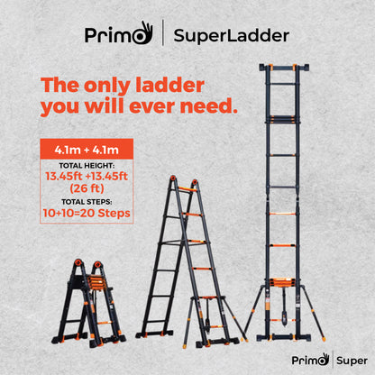 Primo SuperLadder  – Triple Mode Telescopic Ladder