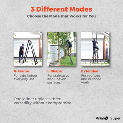 Primo SuperLadder  – Triple Mode Telescopic Ladder